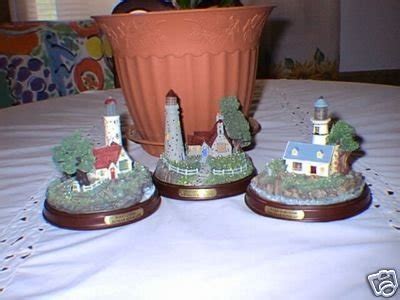 3 THOMAS KINKADE SEASIDE MEMORIES COLLECTION LIGHTHOUSE | #42712672