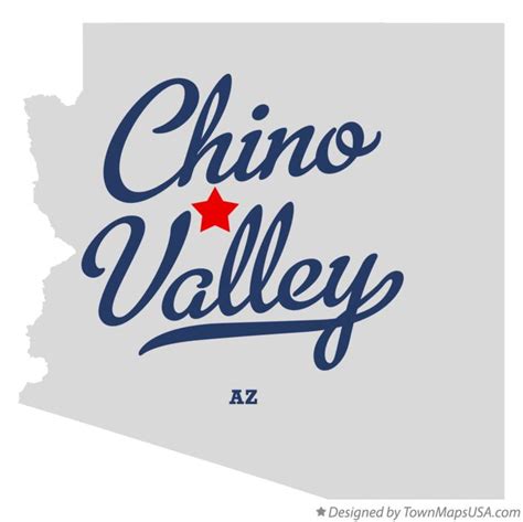 Map of Chino Valley, AZ, Arizona