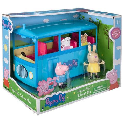 Peppa Pig School Bus Playset | Playscapes