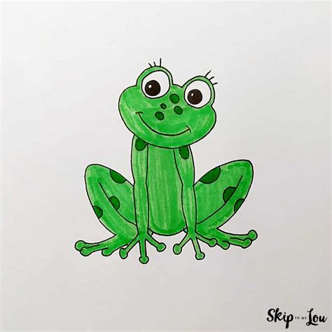 Frog Drawing Easy