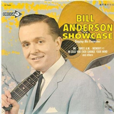 Bill Anderson - Showcase Lyrics and Tracklist | Genius