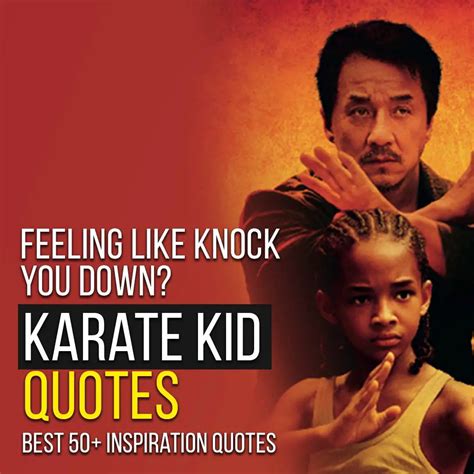 Feeling Like Knock You Down? Read Karate Kid Quotes | Quotesmasala