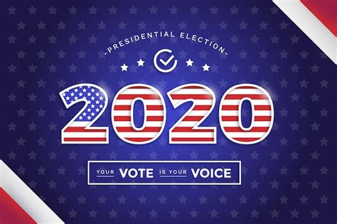 Free Vector | 2020 us presidential election - background