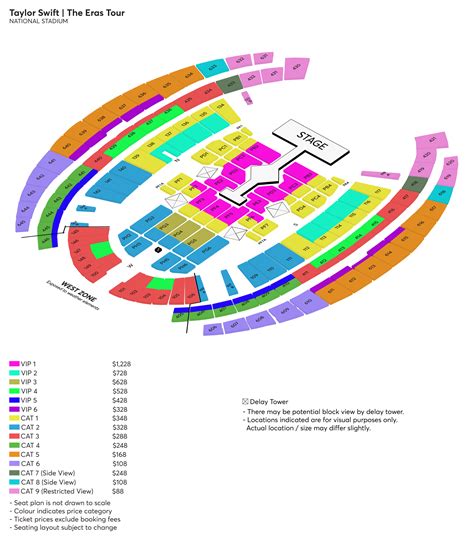 Taylor Swift National Stadium Seating Plan - Image to u