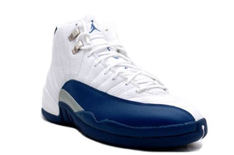 Air Jordan 12 (XII) Retro - White / French Blue - Metallic Silver - Varsity Red • KicksOnFire ...