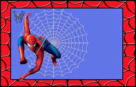 Spiderman: Free Printable Invitations, Cards or Photo Frames. - Oh My Fiesta! for Geeks