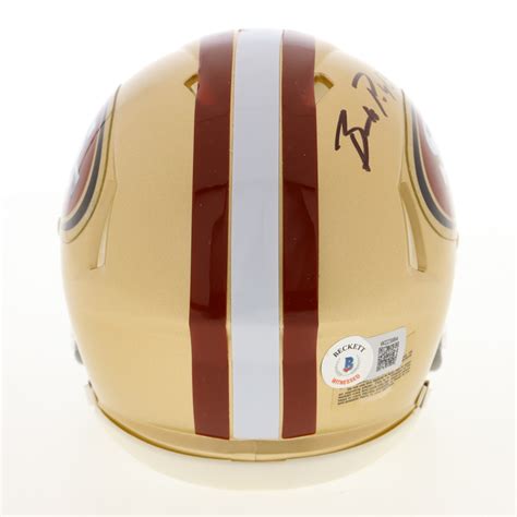 Brock Purdy Signed 49ers Speed Mini Helmet (Beckett) | Pristine Auction