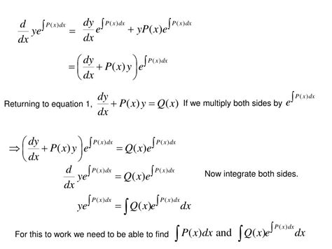 PPT - First Order Linear Differential Equations PowerPoint Presentation - ID:526401