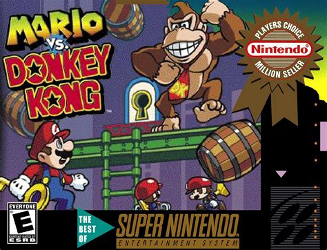 Mario vs Donkey Kong SNES boxart | Retro gamer, Super nintendo, Donkey kong