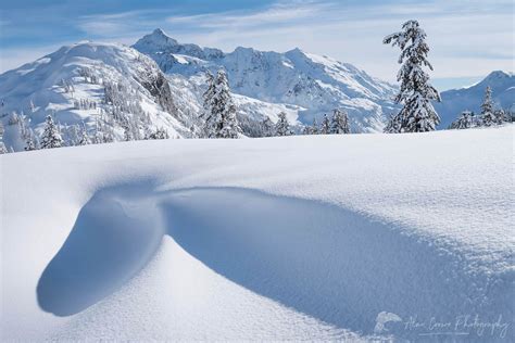 Mount Shuksan in winter North Cascades - Alan Crowe Photography