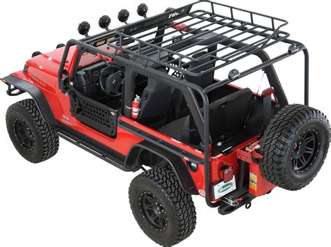 Body Armor TJ-6125 Roof Rack Base Kit for 97-06 Jeep Wrangler TJ | Jeep ...