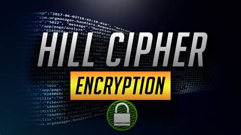 Hill cipher encryption in computer cryptography | hill cipher encryption with example - YouTube