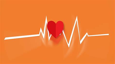 red, white, heartbeat illustration, heart, beat, heart beat, heartbeat, emergency, pulse ...
