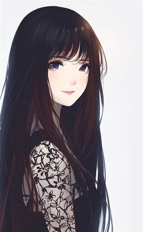 Long Haired Girl Anime Wallpapers - Wallpaper Cave