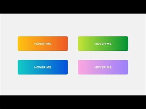 Animated gradient buttons on hover Using HTML & CSS