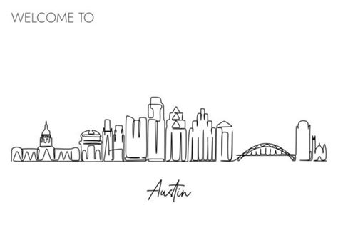 Austin Skyline Vector Art, Icons, and Graphics for Free Download