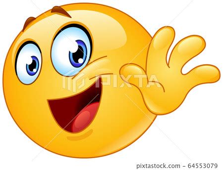 bye emoticon - Stock Illustration [64553079] - PIXTA