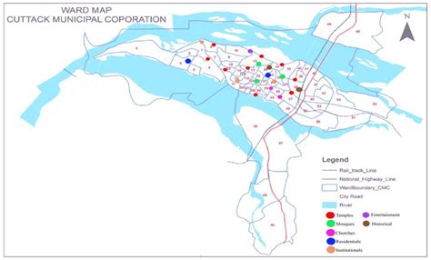 Ward Map of Cuttack Municipal Corporation (Source: CMC, Odisha) | Download Scientific Diagram