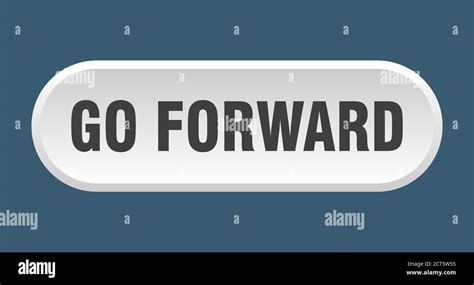 go forward button. rounded sign isolated on white background Stock Vector Image & Art - Alamy