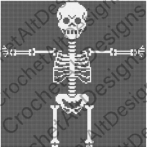 Crochet Blanket Skeleton Pattern - Etsy