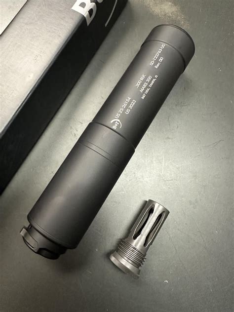 The new B&T MARS .300 Blackout Suppressor. The diameter of this ...