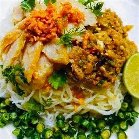 Rakhine Mont Ti | Food, Burmese food, Salad