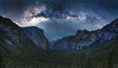 Beautiful view of the night sky at Yosemite | National parks trip ...