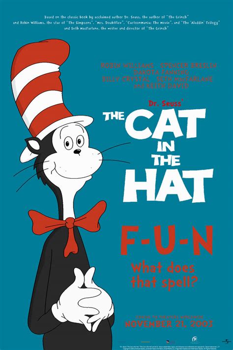 The Cat in the Hat (2003) Movie Poster by Blakeharris02 on DeviantArt