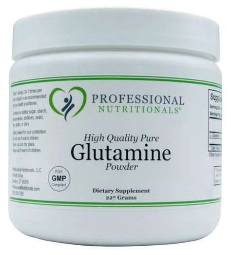 Glutamine Powder - Professional Nutritionals | Private Label Supplements with NO MINIMUM ORDER!