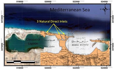 Historical map for Marsa Matrouh City 1942 before human interventions ...