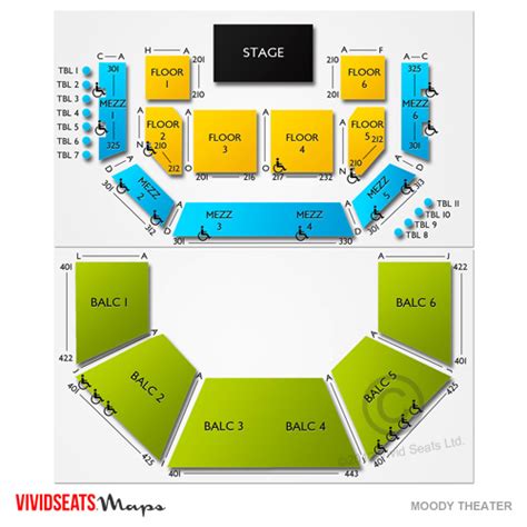 Austin City Limits Live At The Moody Theater Seating Chart - Theater ...