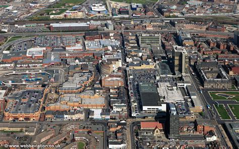 Middlesbrough town centre aerial photograph | aerial photographs of Great Britain by Jonathan C ...