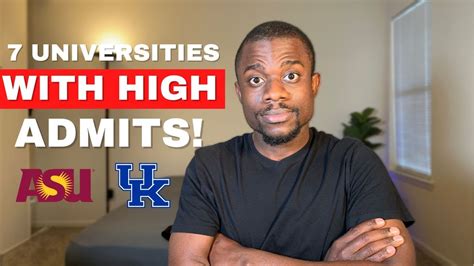 7 Top US Universities with High Acceptance Rates (Above 88%!!!) - YouTube