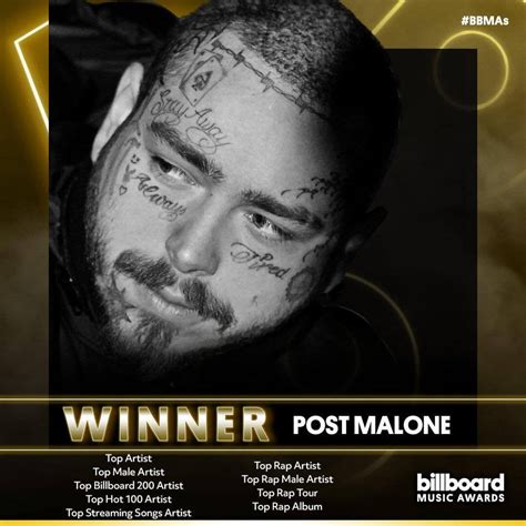 10/15/2020 - POST MALONE WINS BIG WITH 9 BILLBOARD MUSIC AWARDS – The ...