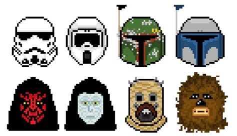 Star Wars Pixel Art (part I) by MorbidTurtle on DeviantArt | Pixel art ...