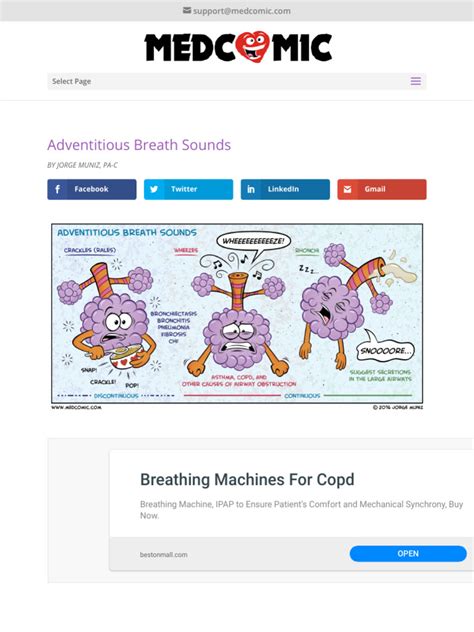 Adventitious Breath Sounds | Medcomic | PDF