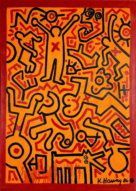 Newly Discovered Keith Haring Painting Comes to Auction - Antique Trader