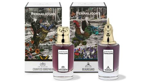 View the four latest characters in Penhaligon's Portraits collection