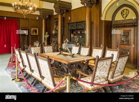 Gallery Room in Schloss Reichsburg, Cochem, Rhineland Palatinate, Germany Stock Photo - Alamy