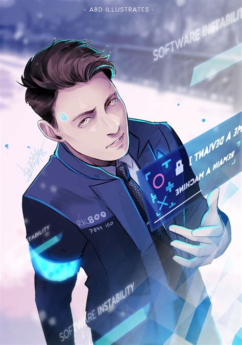 Detroit: Become Human - Connor [SPEEDPAINT] by ABD-illustrates on DeviantArt