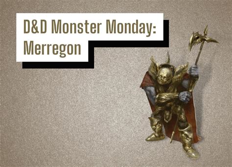 D&D Monster Monday: Merregon – DungeonSolvers