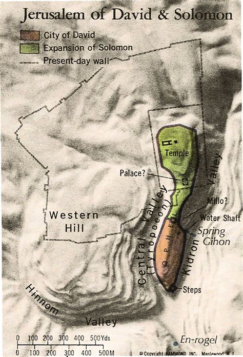 Jerusalem Elevation Map