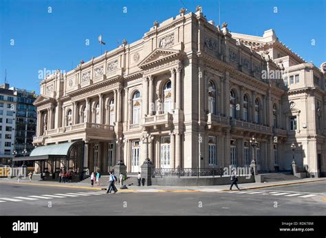 Teatro Colon, opera house, Buenos Aires, Argentina, South America Stock ...