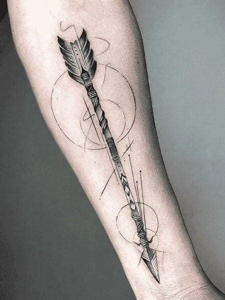 Indian Arrow Tattoo Forearm