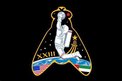 NASA's 2023 astronaut class patch shows both the UAE and the US flags ...