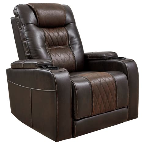 Signature Design by Ashley Composer 2150713 Power Recliner with Power Headrest and Built-In ...