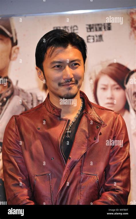 Hong Kong superstar Nicholas Tse is pictured during a premiere ceremony ...