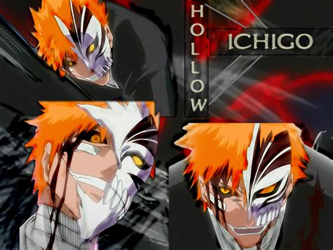 Bleach Wallpapers: Ichigo Kurosaki, with a Hollow Mask