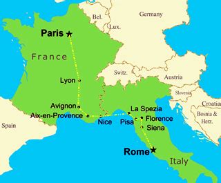 Backpacking Europe Trip Idea: France and Italy Combo: Baguette Pizza