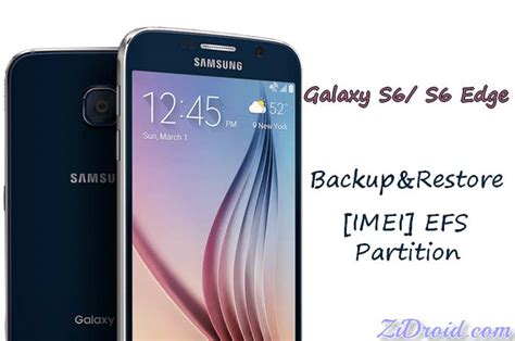 Backup / Restore EFS partition (IMEI) on Galaxy S6&S6 Edge